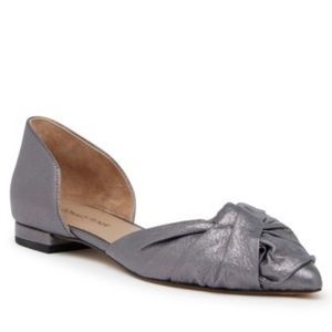 Donald Pliner Pennie Metallic Leather d'Orsay Flat